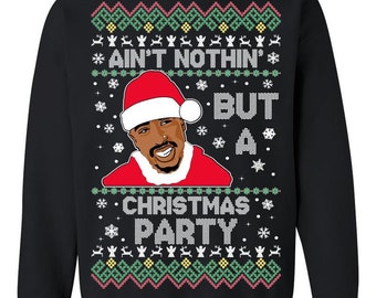 tupac ugly christmas sweater