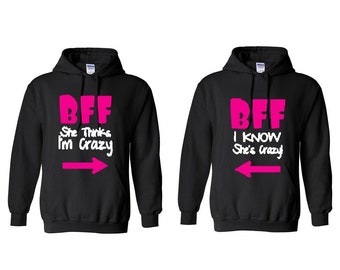 best friends hoodies