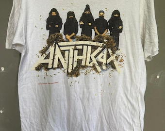Anthrax Live in Japan 1987 T-shirt, Vintage Thrash Metal Band Tee