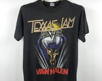 Vintage 80s VAN HALEN Music Festival 1986 tshirt