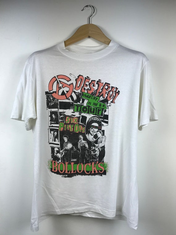 Vintage 80s SEX PISTOLS Destroy Bollocks tshirt