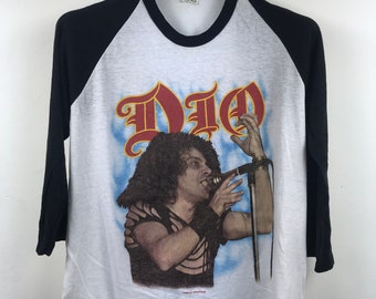 Vintage 80s DIO The Last In Line Tour 1984 tshirt