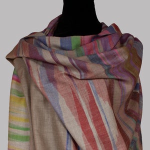 Magic Weave Pure Pashmina/Cashmere Shawl, Handwoven on Hand loom in Kashmir, Luxury, Masterpiece, Gift, King of Wool.