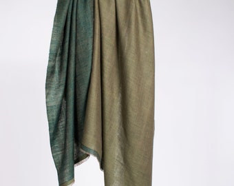 Summer Dorukha Cashmere Shawls, Reversible Pashmina Wraps, Handwoven Scarves, Handloomed Fabric, Elegant Wraps, 40x80" - REGIS