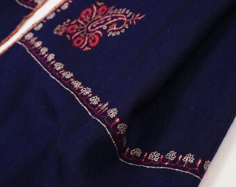 Navy Blue Baby Soft Handwoven Pashmina Scarf