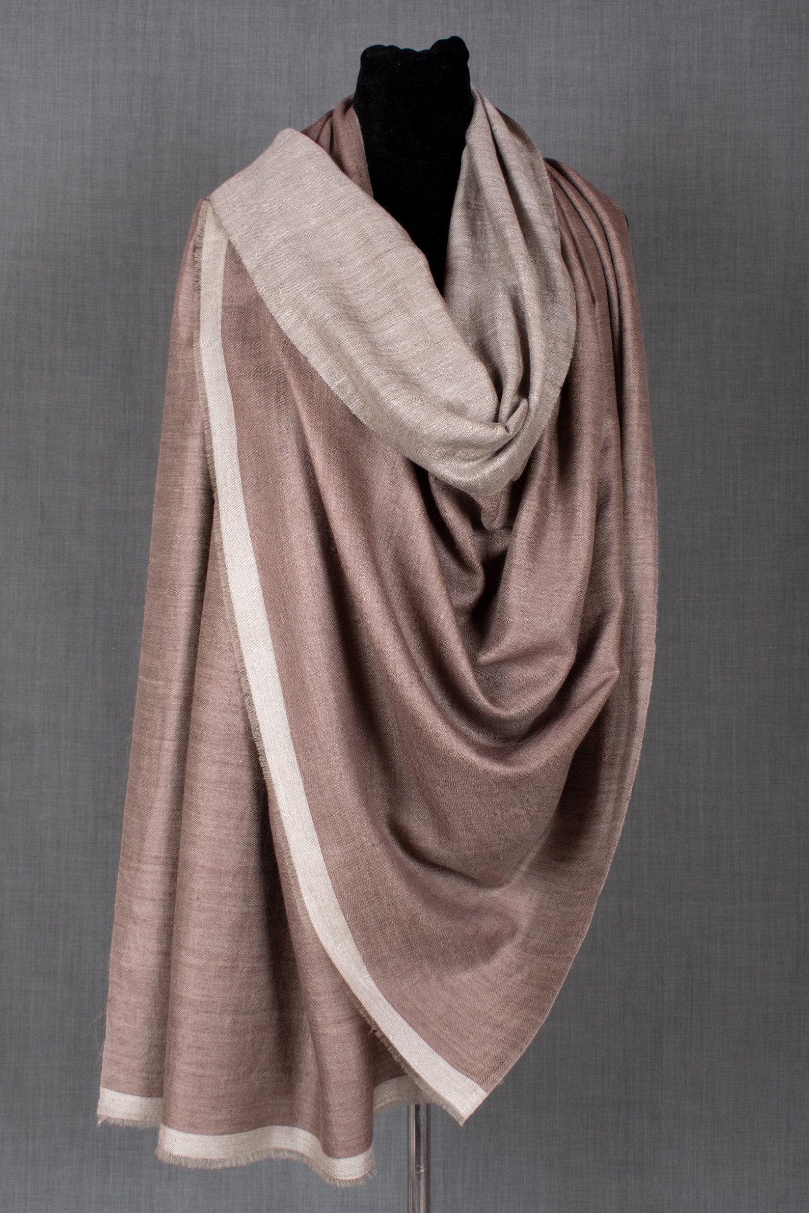 Dorukha Reversible Pashmina Shawl No. 6 Pure Cashmere Etsy