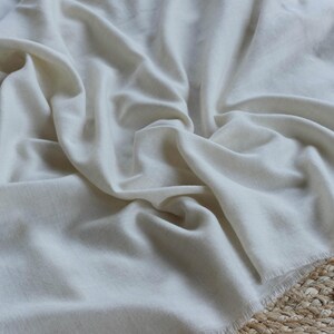 Natural Ivory Pashmina Shahkaar