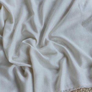 Natural Ivory Pashmina Shahkaar