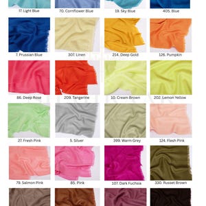 29 Fresh Pashmina Colors | 100% Pashmina Scarf | Cashmere Wrap | Soft Lightweight Shawl | Handwoven Kashmiri Stole | All Season Gift