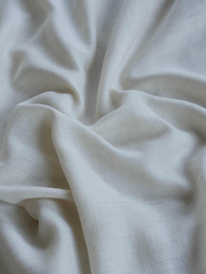 Natural Ivory Pashmina Shahkaar
