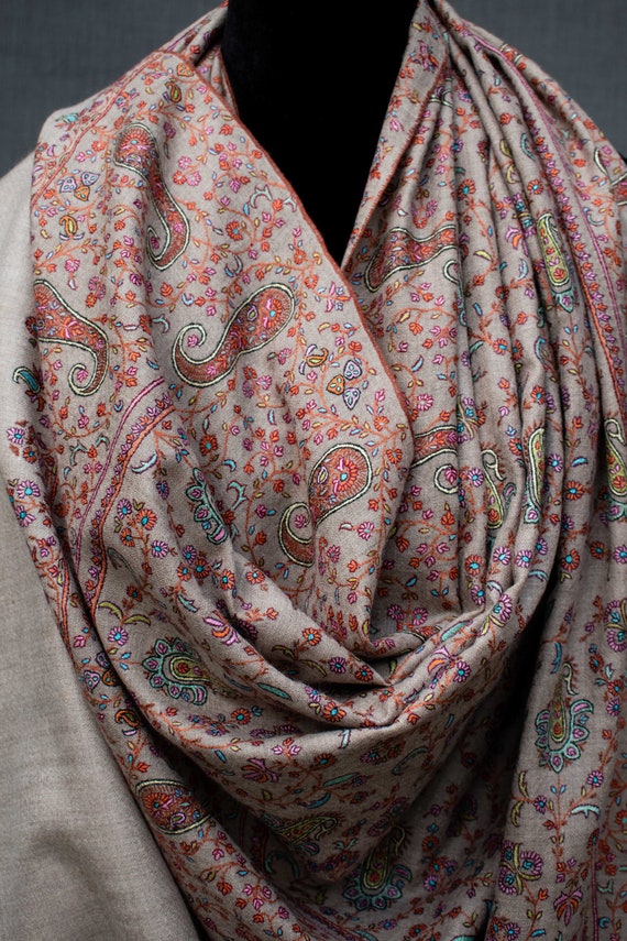 Handmade Pashmina Shawl Wrap Made in Kashmir Etsy