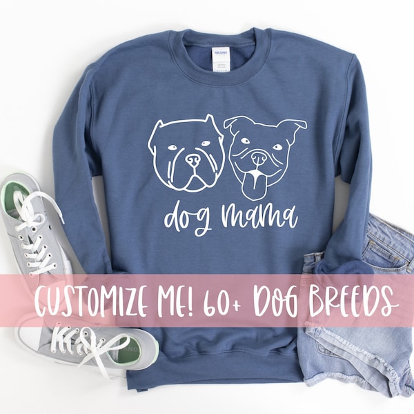 Dog Mom sweatshirt | Dog sweatshirt | Dog mom shirt | Dog Mom gift | Dog mom | Dog Mama | Dog lover gift | Dog Mom Gift | Personalized dog