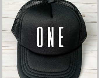 First birthday | First birthday hat | One hat | Trucker hat | Toddler trucker hat | First birthday trucker hat | One