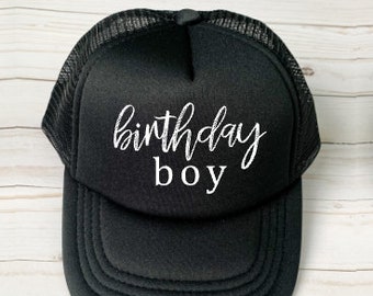 Birthday boy | birthday boy hat | One hat | Trucker hat | Toddler trucker hat | birthday trucker hat |