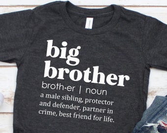 Big brother shirt | Big brother t-shirt | Pregnancy announcement | Big brother announcement | Big bro | Promoted to big brother