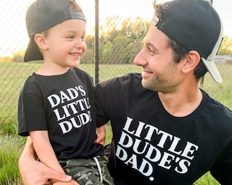 Father son shirts | Father's day shirts | Daddy and me shirt | Matching daddy son shirts | Father son matching shirts | Dad's little dude