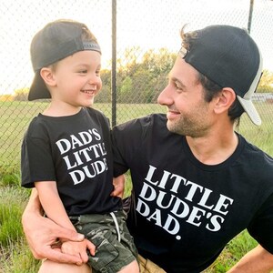 Father son shirts | Father's day shirts | Daddy and me shirt | Matching daddy son shirts | Father son matching shirts | Dad's little dude