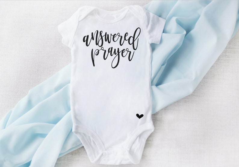 answered prayer onesie