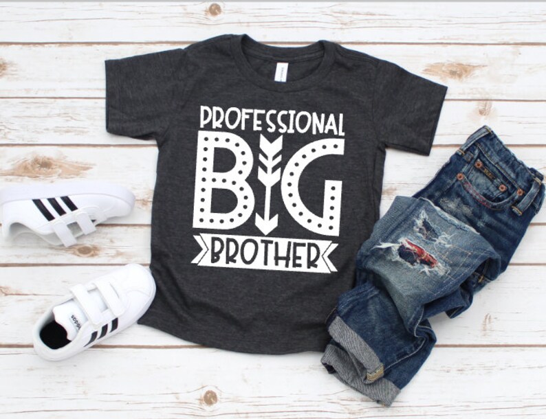 Big Brother Shirt Big Brother Tshirt Professional Big Etsy