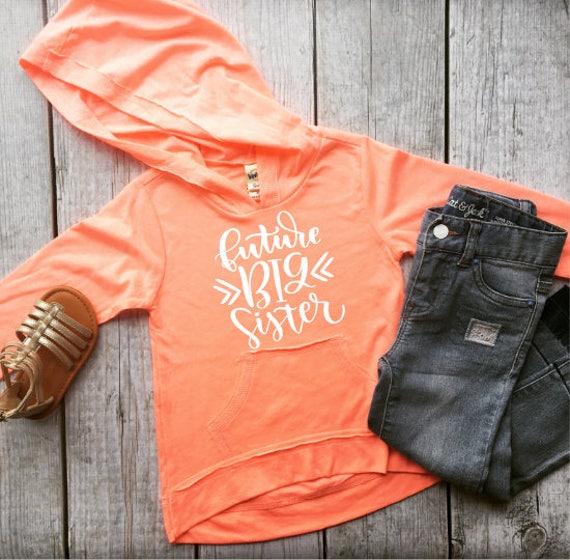 big sister hoodies for toddlers