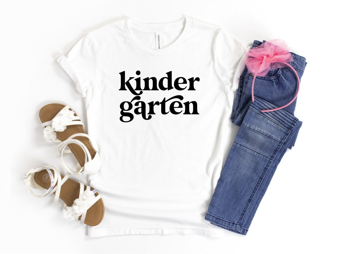 Kindergarten Shirt Girls Kindergarten Shirt Kindergarten - Etsy