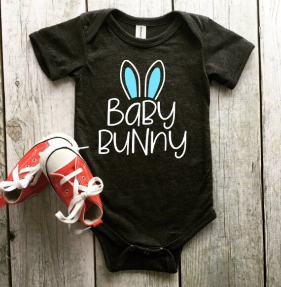easter bunny onesie baby
