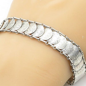 Silpada Sterling Silber Gehämmertes Armband, Silpada Simply Sequin Armband, Silpada Retired Armband 925