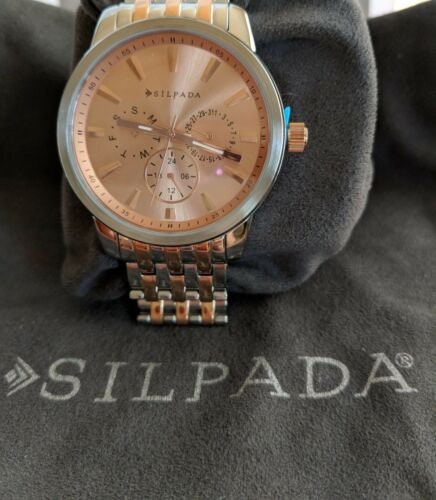 Silpada Stainless Steal at First Blush Watch Two Tone - Etsy display picture 3