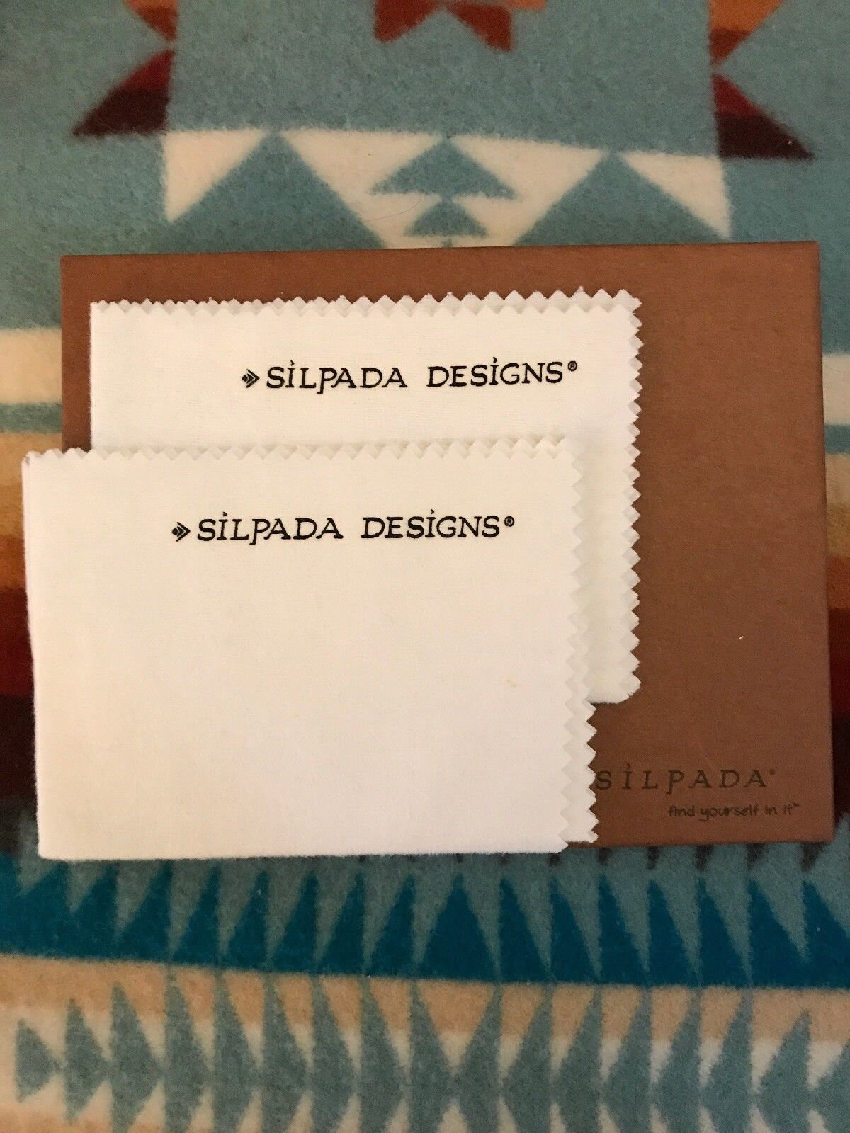 Silpada Designs 2 Polishing Cleaning Cloth NEW Sterling Silver