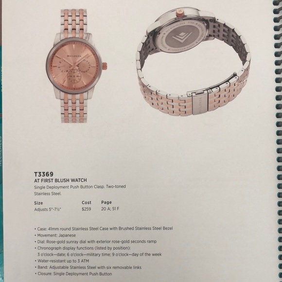 Silpada Stainless Steal at First Blush Watch Two Tone - Etsy display picture 1