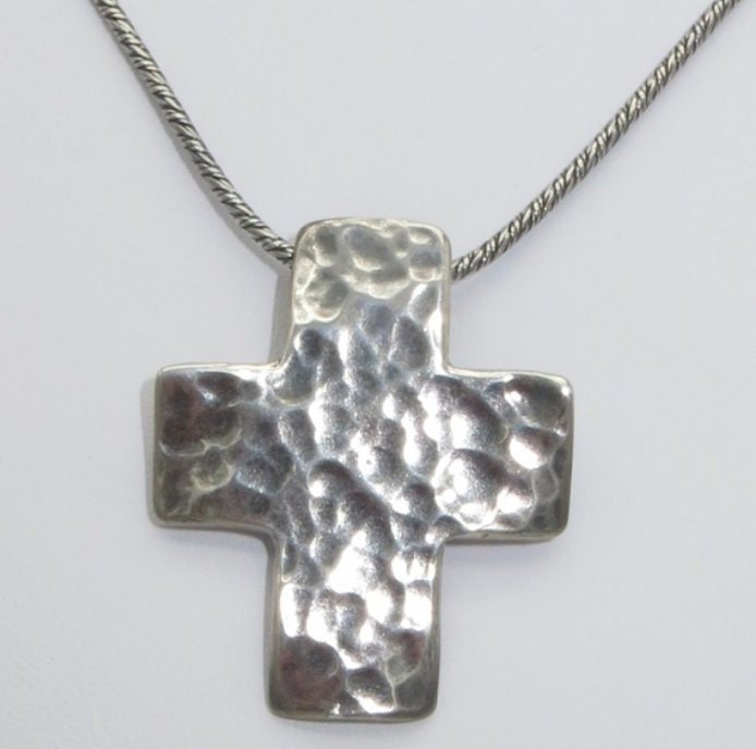 Silpada hammered cross best sale necklace