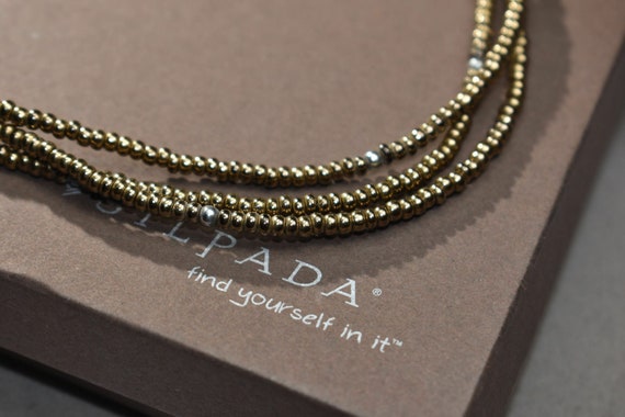 Silpada Necklace Sterling Silver Bronze Beads Mul… - image 2