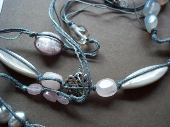 Silpada 925 Sterling Silver Pearl Pink Soapstone … - image 7