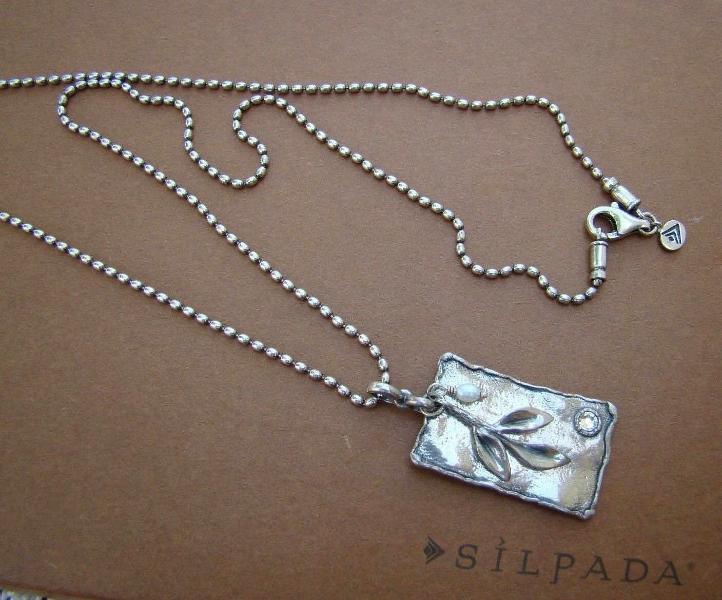 Silpada 925 Sterling Silver Cubic 