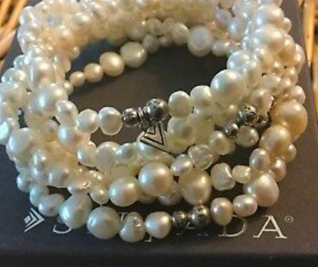 SILPADA Bracelets GODDESS 7 Fresh Water Pearl Sterling Silver - Etsy