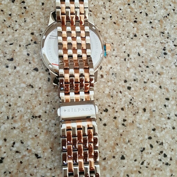 Silpada Stainless Steal at First Blush Watch Two Tone - Etsy display picture 2