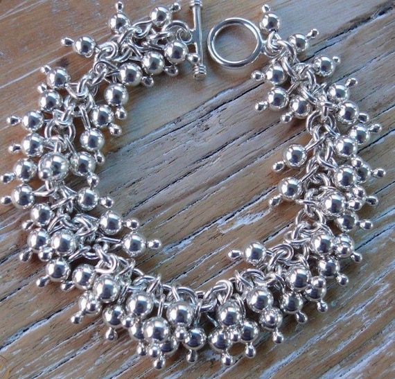 Silpada Sterling Silver Cha Cha Bracelet Chunky 925 Toggle Clasp