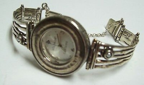 Silpada 925 Sterling Silver Artisan Watch With Filigree and  display picture 1