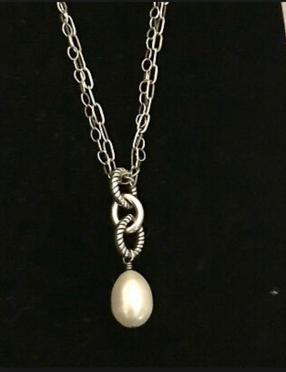 Collier Silpada Sterling Silver Bubble Up 38 Pouces - Argent .925 - Neuf Sans Emballage