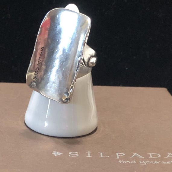 Silpada ハンマー打ち 925 シルバー ヴィンテージ カフブレスレット 売れ済オンラインストア Silpada ハンマー打ち 925 シルバー