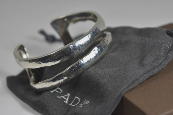 Silpada Textured 925 Sterling Silver Modernista Bracelet