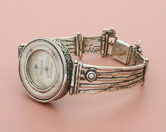 Silpada 925 Sterling Silver Artisan Watch With Filigree and  display picture 3