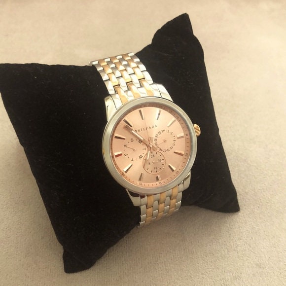 Silpada Stainless Steal at First Blush Watch Two Tone - Etsy display picture 3