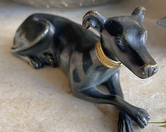 ブロンズ像 犬 グレイハウンド - Etsy 日本