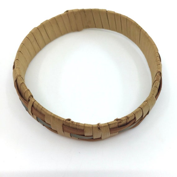 Vintage Grass Fibre Bangles - Eco-Friendly Bangle… - image 6