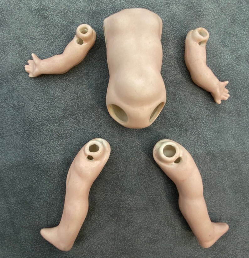 Vintage Doll Making Supplies Set Ceramic Doll Parts Etsy UK