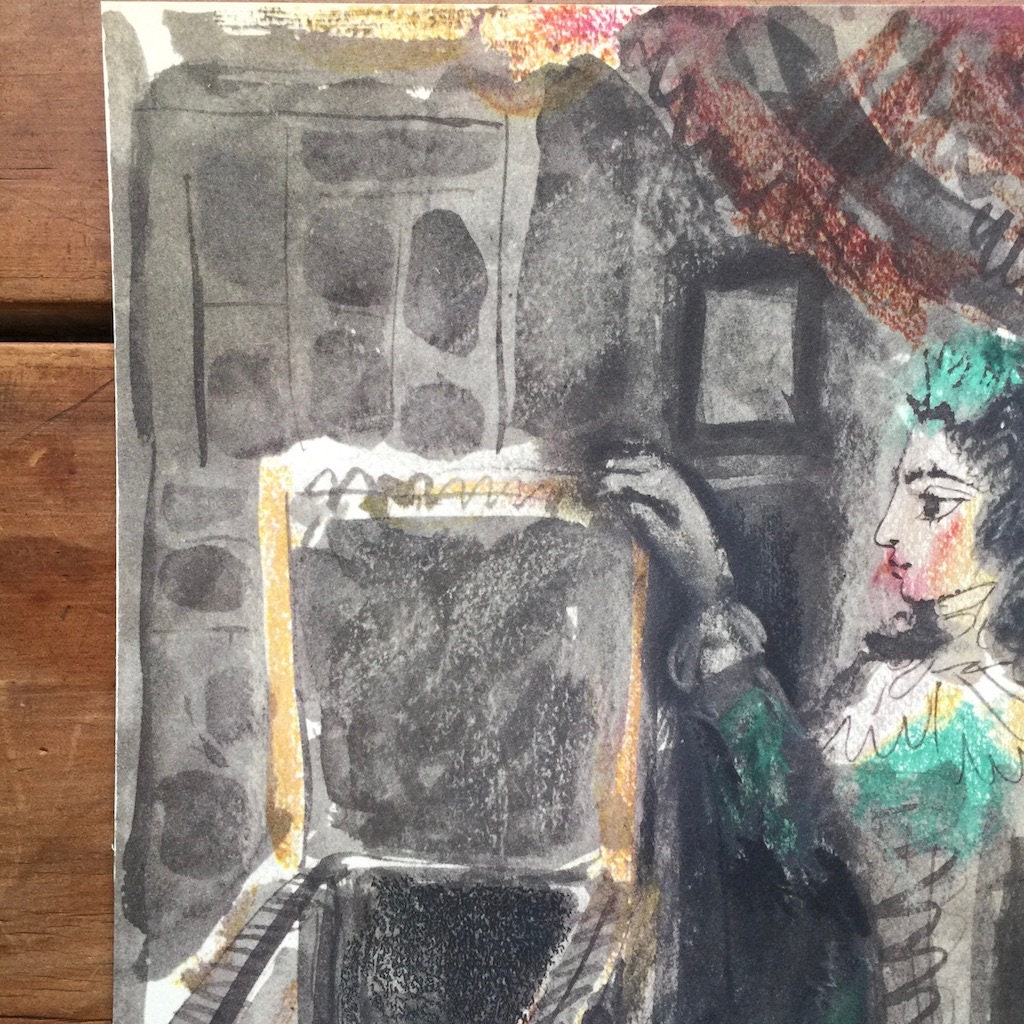 パブロ・ピカソ オリジナル リトグラフ 1961年 - 限定版 150 - Les