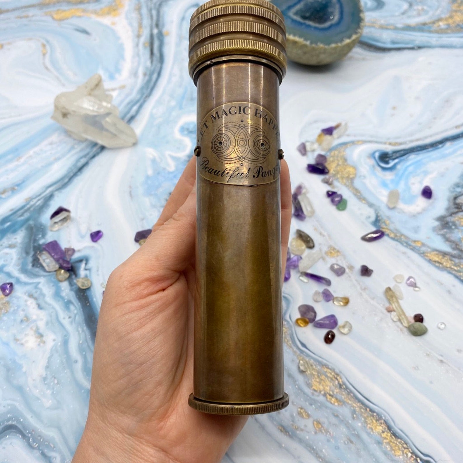 Unique Kaleidoscope Brass Kaleidoscope Australia Handmade Etsy