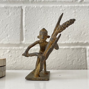 Ashanti Gold Weight Figurine West Africa - Vintage African Bronze Figurine - Lost Wax Bronze Alloy Sculpture - African Art - Tribal Art