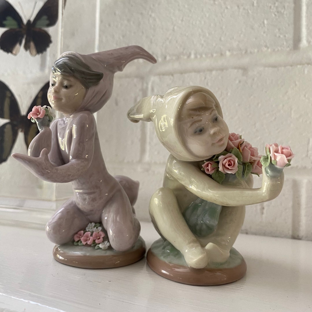 LLADRO★薪にもたれてひと休み② Rare Lladro Collector - Signed by J. Lladro - Dated Retired Lladro